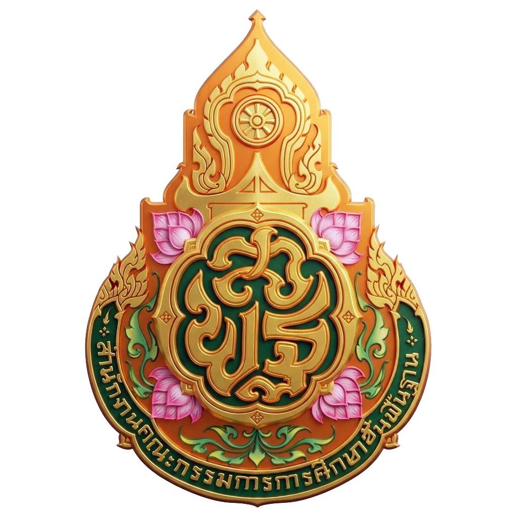 ตรา สพฐ. 3D (PNG. โปร่งใสไม่มีพื้นหลัง) Logo OBEC 3D (.png) ดาวน์โหลดที่นี่
